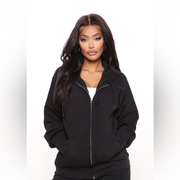 Stole Your Boyfriend’s Oversized Zip Up Hoodie - Picture 2 of 3